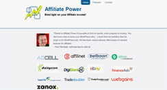Desktop Screenshot of affiliatepowerplugin.com